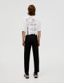 CZARNE SPODNIE ŁAŃCUCH SLIM FIT (38)