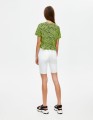 BLUZKA ANIMAL PRINT V NECK (XS)