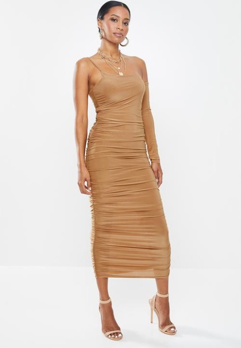 OŁÓWKOWA SUKIENKA MIDI (42)