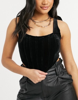 CZARNY TOP GORSET (42)