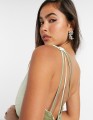 SATYNOWA SUKIENKA ONE SHOULDER (36)