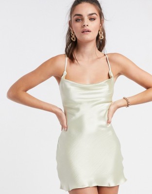 SATYNOWA SUKIENKA WIĄZANIE (42)