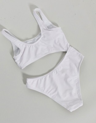 Białe monokini cut out (42F/G)