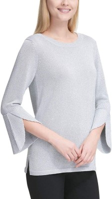 BŁYSZCZĄCY SREBRNY SWETER (XS)