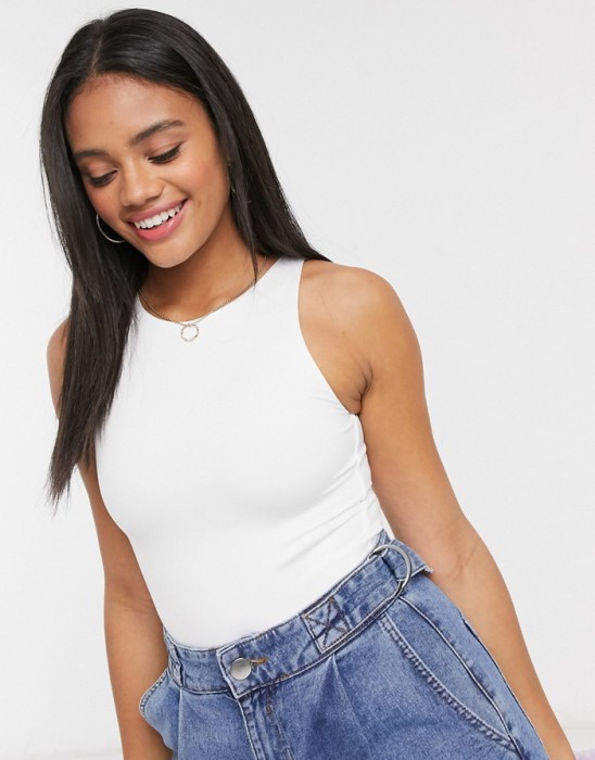 ŚMIETANKOWE DOPASOWANE BODY (XS)