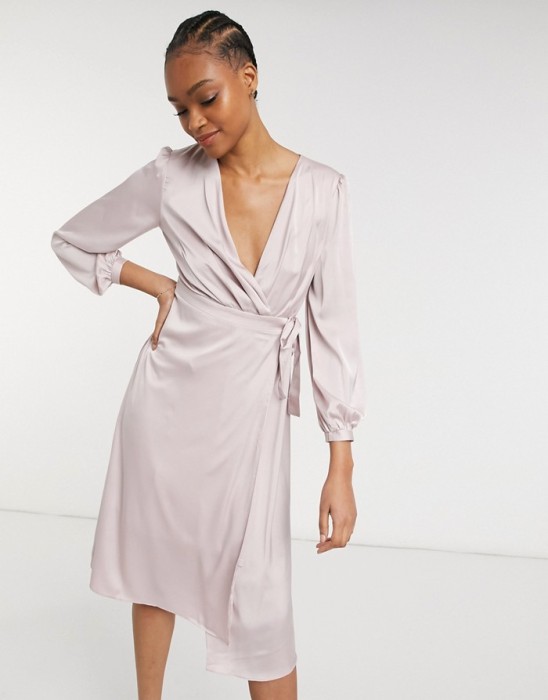 SATYNOWA KOPERTOWA SUKIENKA (42)