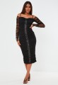 CZARNA SUKIENKA OŁÓWKOWA MIDI (36)