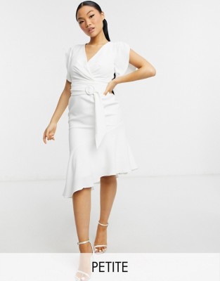 BIAŁA SUKIENKA PASEK (38)