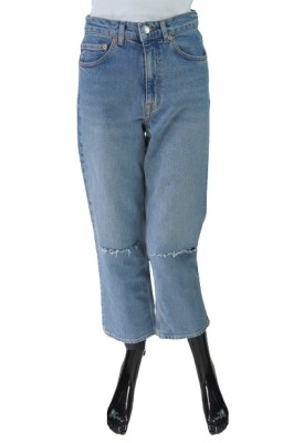 NIEBIESKIE JEANSY WYSOKI STAN (28/30)