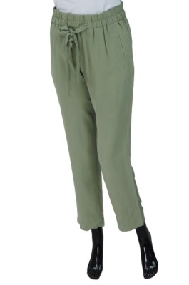 LUŹNE SPODNIE KHAKI PASEK (34)