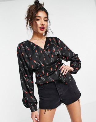 CZARNA BLUZKA PRINT (36)