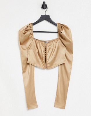SATYNOWY GORSETOWY TOP (42)