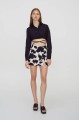 CZARNY KOSZULOWY TOP (S)