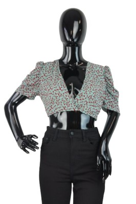 MIĘTOWY KRÓTKI TOP FLORAL (36)