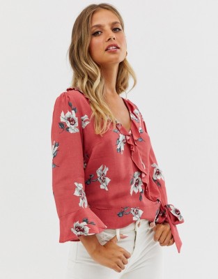 Bluzka v neck kwiaty (32)