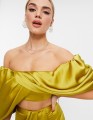 SATYNOWY TOP OFF SHOULDER (38)