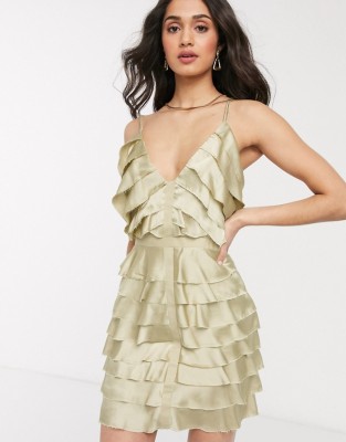 Sukienka mini v neck (34)