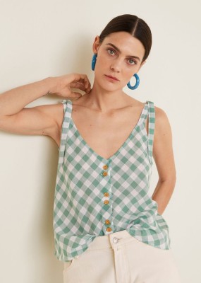 BLUZKA V NECK KRATKA (S)