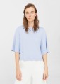 LUŹNY T-SHIRT RĘKAWY 3/4 (XS)