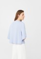 LUŹNY T-SHIRT RĘKAWY 3/4 (XS)