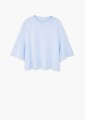 LUŹNY T-SHIRT RĘKAWY 3/4 (XS)