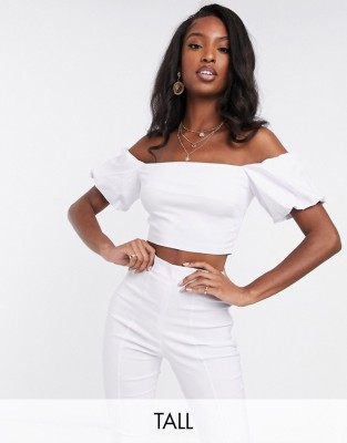 Biały top off shoulder (40)