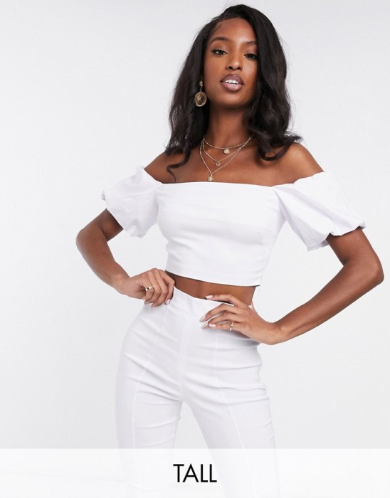 BIAŁY TOP OFF SHOULDER (40)