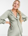 SATYNOWA SUKIENKA MINI GUZIKI (36)