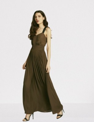 Maxi sukienka khaki (36)