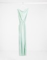 MIĘTOWA SUKIENKA MAXI PASEK (34)