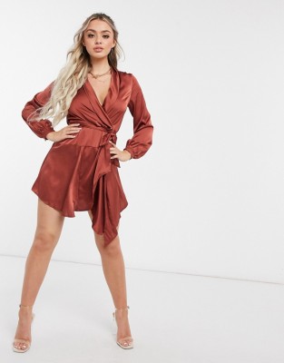 SATYNOWA KOPERTOWA SUKIENKA (34)