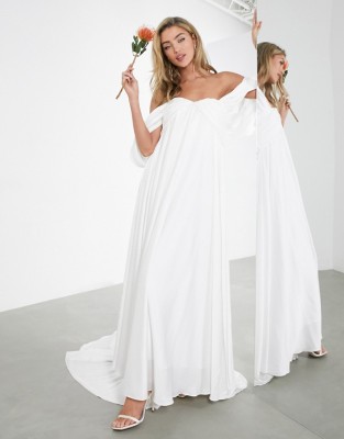 SATYNOWA MAXI SUKNIA OFF SHOULDER (40)