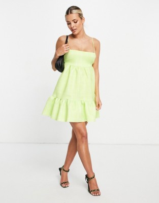 LIMONKOWA WIĄZANA SUKIENKA (34)