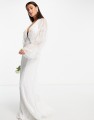BIAŁA SUKNIA TYPU KIMONO CEKINY (32)