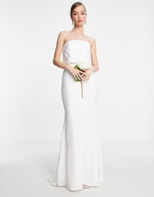 SATYNOWA SUKNIA OFF SHOULDER (36)