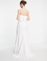 SATYNOWA SUKNIA OFF SHOULDER (36)