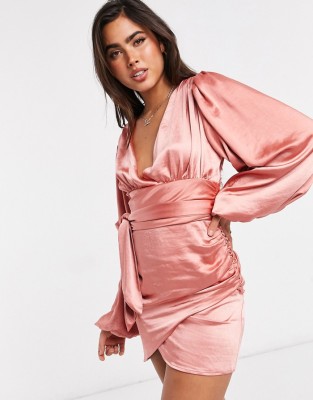 SATYNOWA SUKIENKA MINI (40)