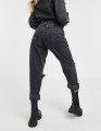 CZARNE JEANSY DZIURY (W23L28)