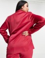 MALINOWA SATYNOWA MARYNARKA (44)
