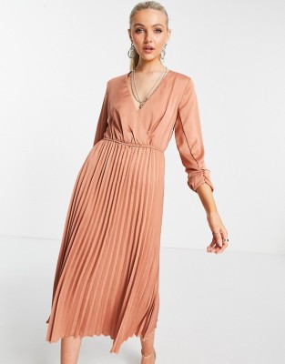 SATYNOWA PLISOWANA SUKIENKA (40)