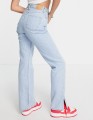 JASNONIEBIESKIE JEANSY WYSOKI STAN (W30)