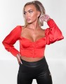 CZERWONY SATYNOWY TOP (34)