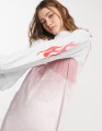 ZESTAW SZARA BLUZA RÓŻOWA SUKIENKA (36)