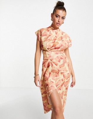 WIELOKOLOROWA SUKIENKA PRINT (36)