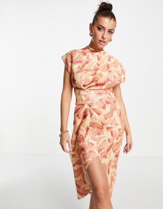 WIELOKOLOROWA SUKIENKA PRINT (36)