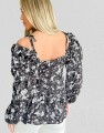 CZARNA BLUZKA FLORAL PRINT (40)