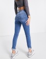 NIEBIESKIE JEANSY RURKI 7/8 (W25L32)