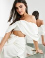 ŚMIETANKOWY ELEGANCKI TOP (40)