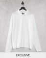 ŚMIETANOWA BLUZKA OVERSIZE KOŁNIERZ (XL)