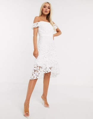 Śmietanowa sukienka haft (38)